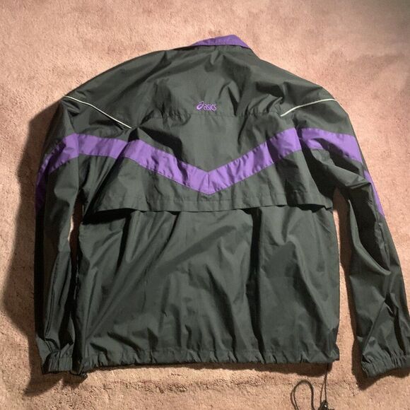 Vintage Asics Purple Track‎ Windbreaker - Picture 4 of 5